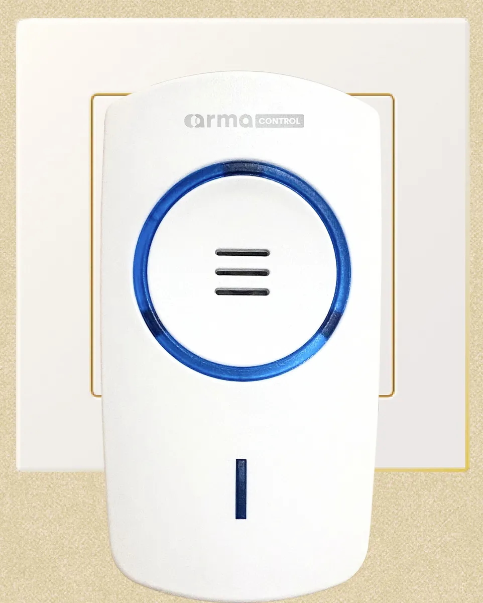 Беспроводной кинетический звонок с 2 кнопками и 1 звонком ArmaControl .